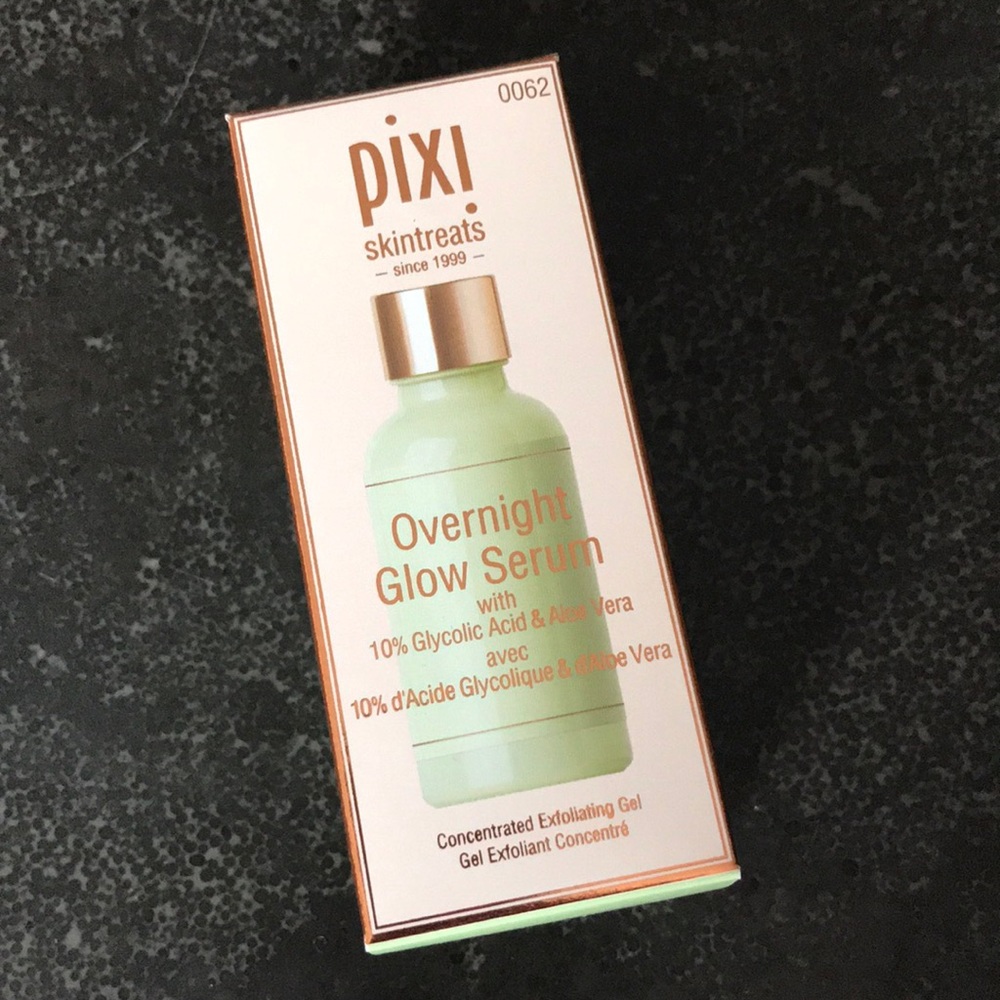 New in box glow serum